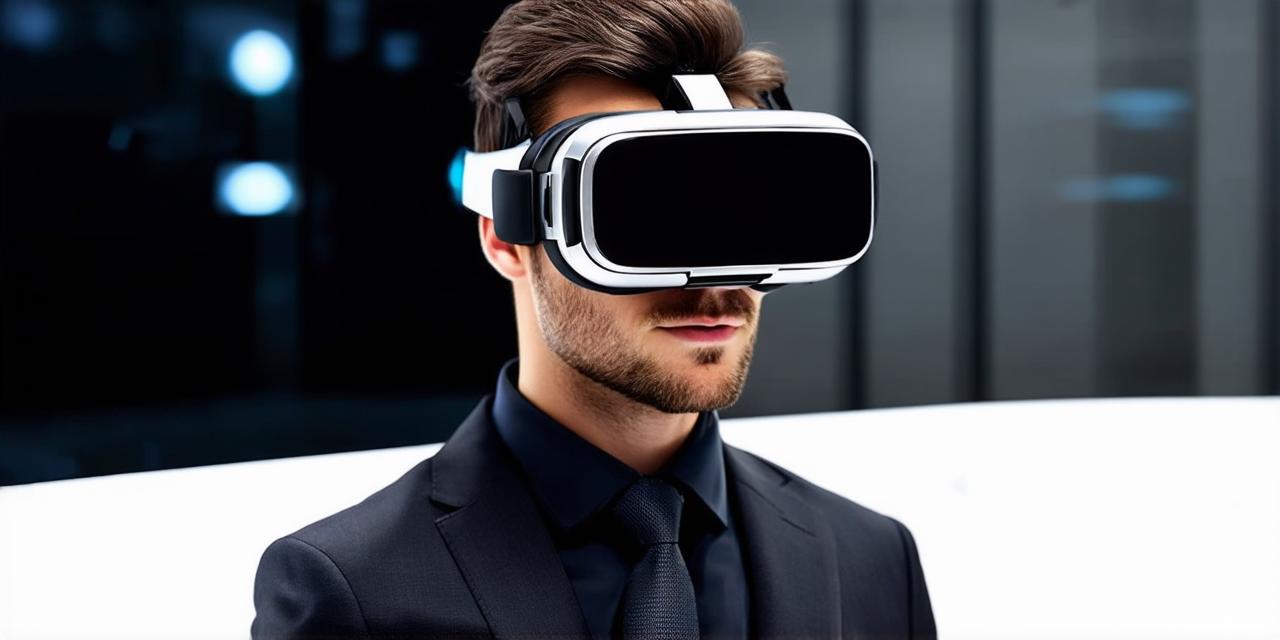 What areas are high-end business VR headsets targeting?