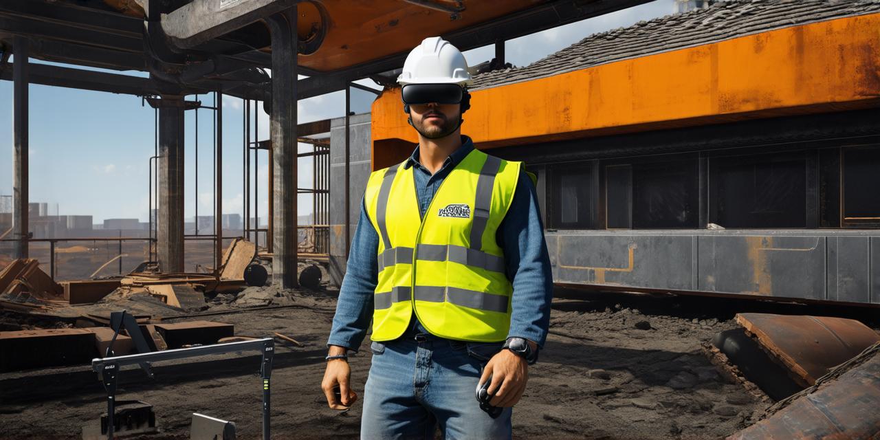 How can virtual reality be utilized in the construction industry?