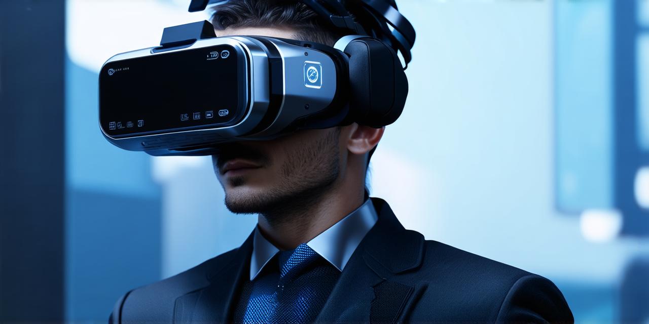 What is a device used for virtual reality?