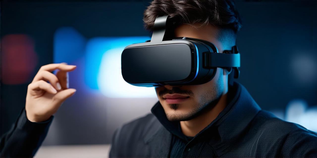 What is the function of a virtual reality headset?